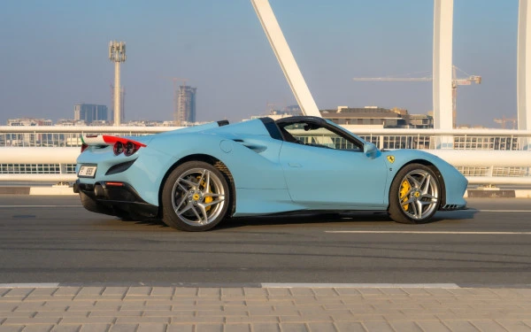 Blue Ferrari F8 Tributo Spider, 2023 Photo 2