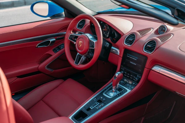 Blue Porsche Boxster 718 Style Edition, 2023 Photo 4