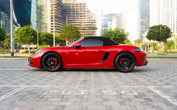 Red Porsche Boxster GTS 718, 2024 Photo 1