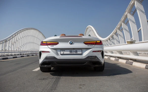 White BMW 840i cabrio, 2021 Photo 3
