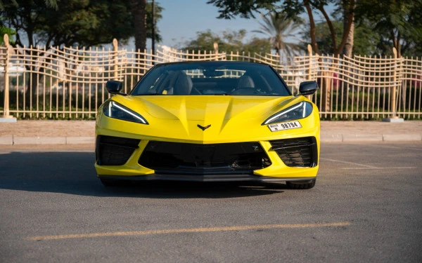 Yellow Chevrolet Corvette, 2022 Photo 7